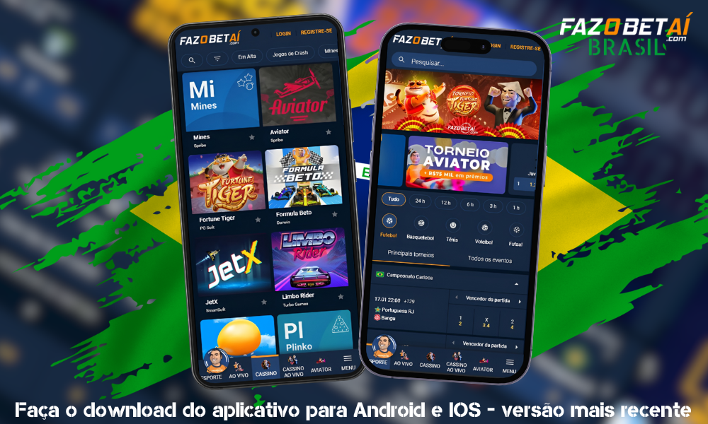 Os usuários brasileiros têm a oportunidade de fazer o download do aplicativo Fazobetai
